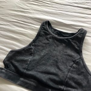 black aerie workout top